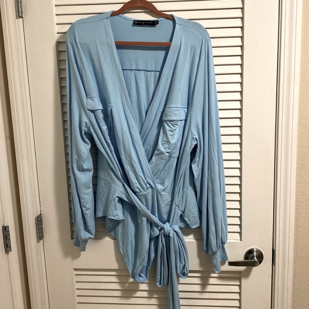 Fashion to Figure Trish Maxi Skirt and Wrap Bodysuit